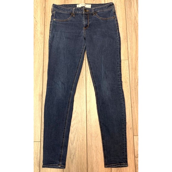 Abercrombie & Fitch Women The A & F Skinny Dark Blue Jeans~27" Waist, 29" Length - Picture 1 of 7